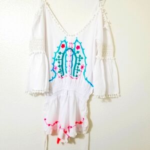 UC By The Sea, Boho Beach Romper Cover Up